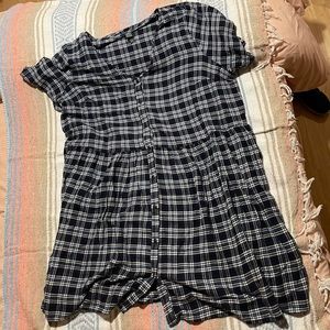 Wild Fable Button Down Plaid Dress